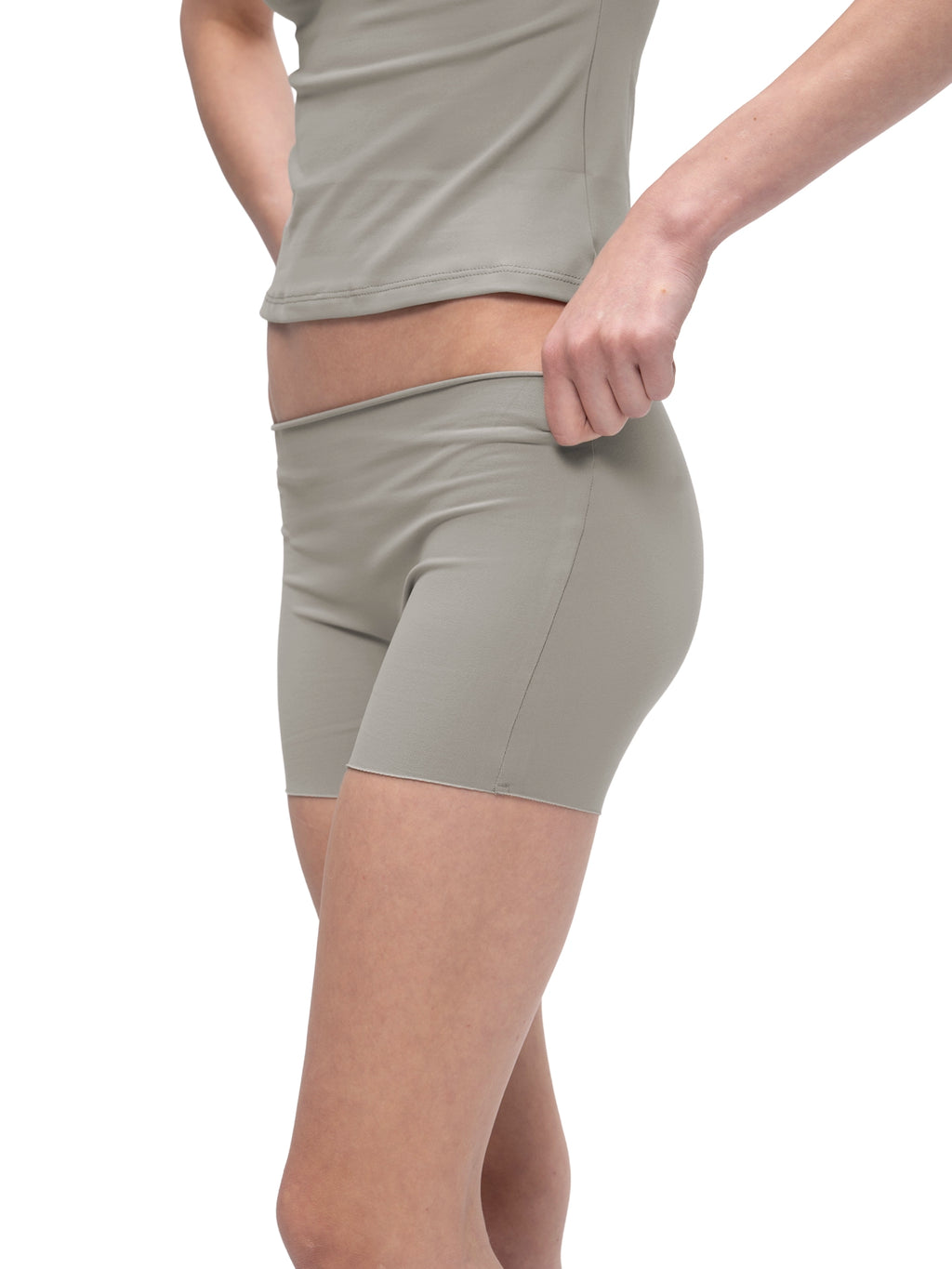 CROP SHORTS SAGE