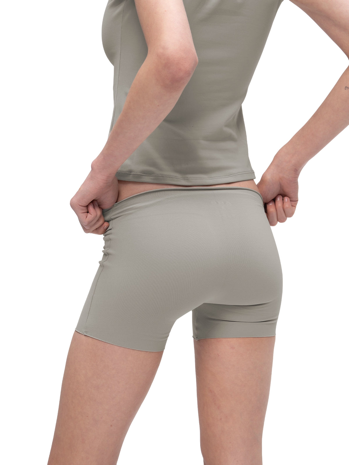 CROP SHORTS SAGE