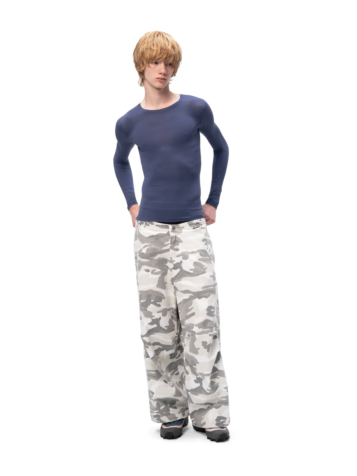 CARGO PANTS SNOW CAMO