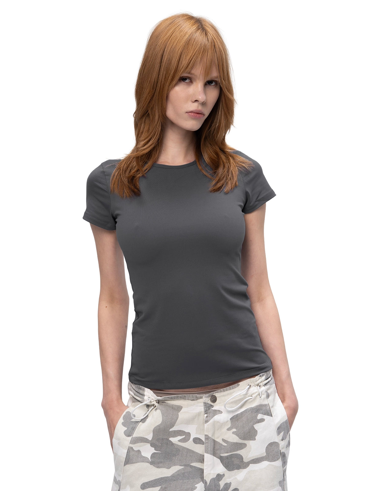 BABY TEE LONG ASPHALT