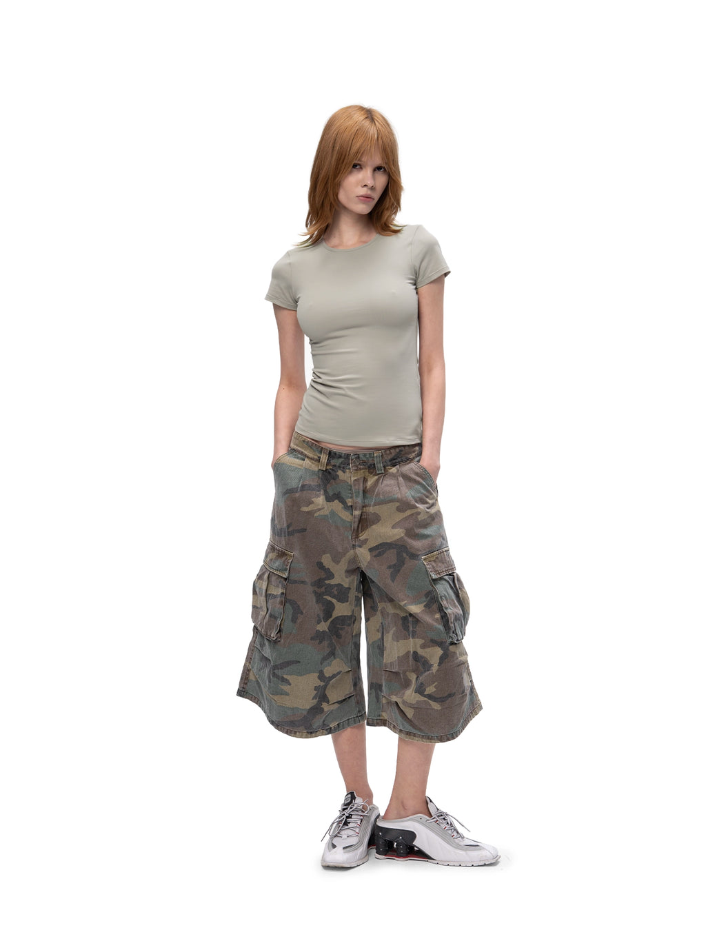 BABY TEE LONG SAGE