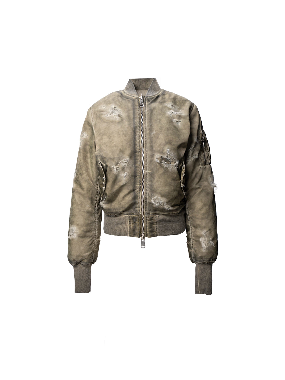DOUBLE-SIDED SLIM BOMBER GREEN