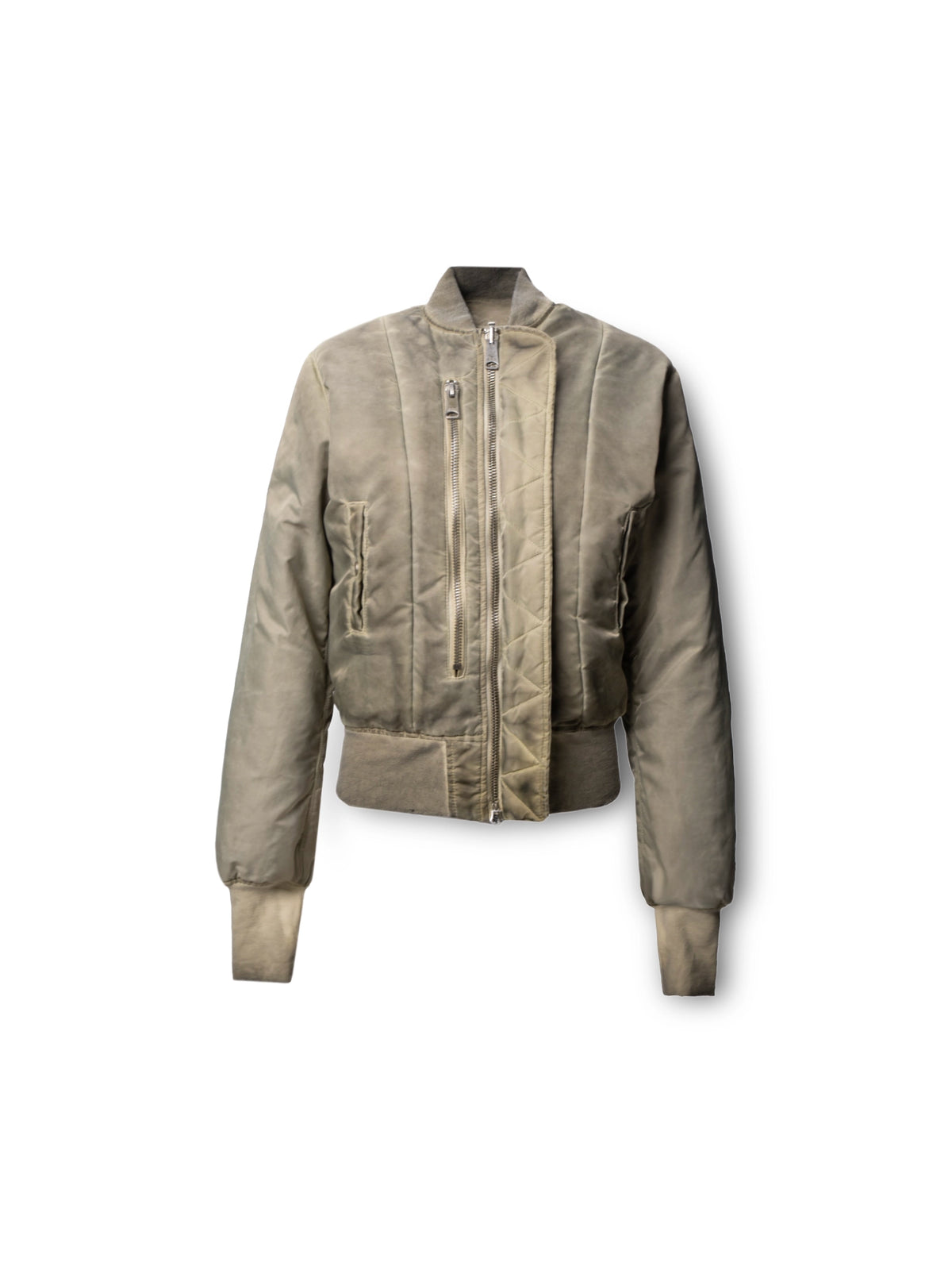 DOUBLE-SIDED SLIM BOMBER GREEN