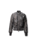 DOUBLE-SIDED SLIM BOMBER GREY