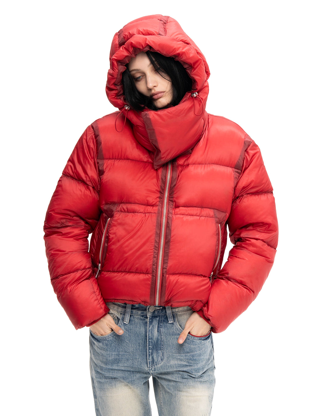 DOWN JACKET MODULE PRISM MAGMA — ABC Archive Brand Clothes, view 4
