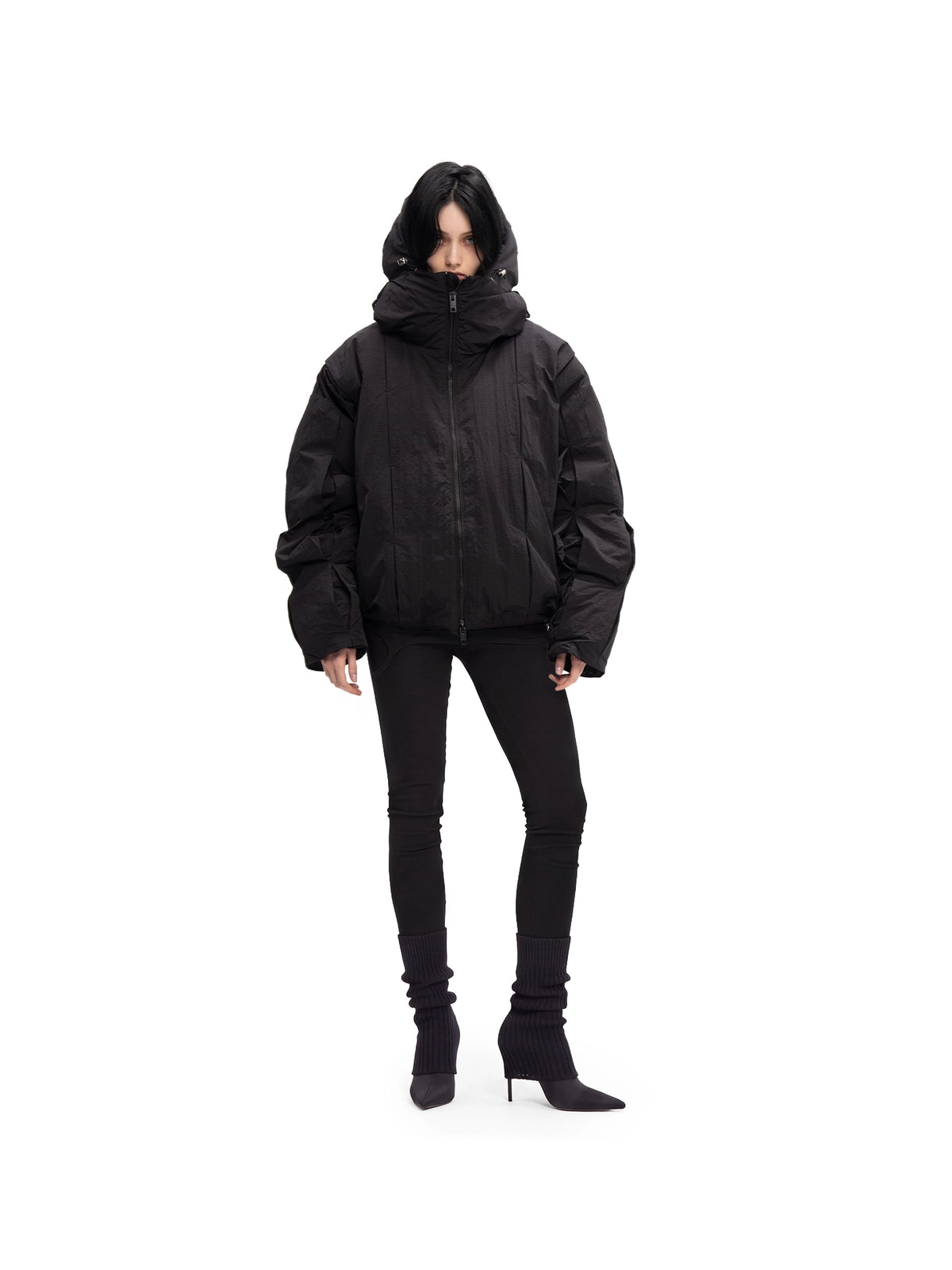 DOWN JACKET VALVE BLACK — ABC Archive Brand Clothes, view 9