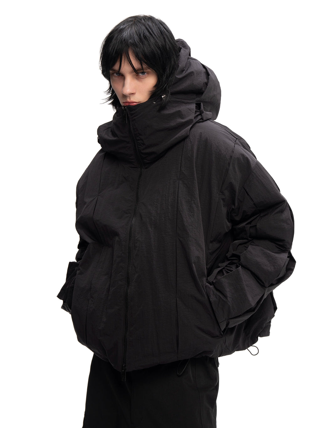 DOWN JACKET VALVE BLACK — ABC Archive Brand Clothes, view 3
