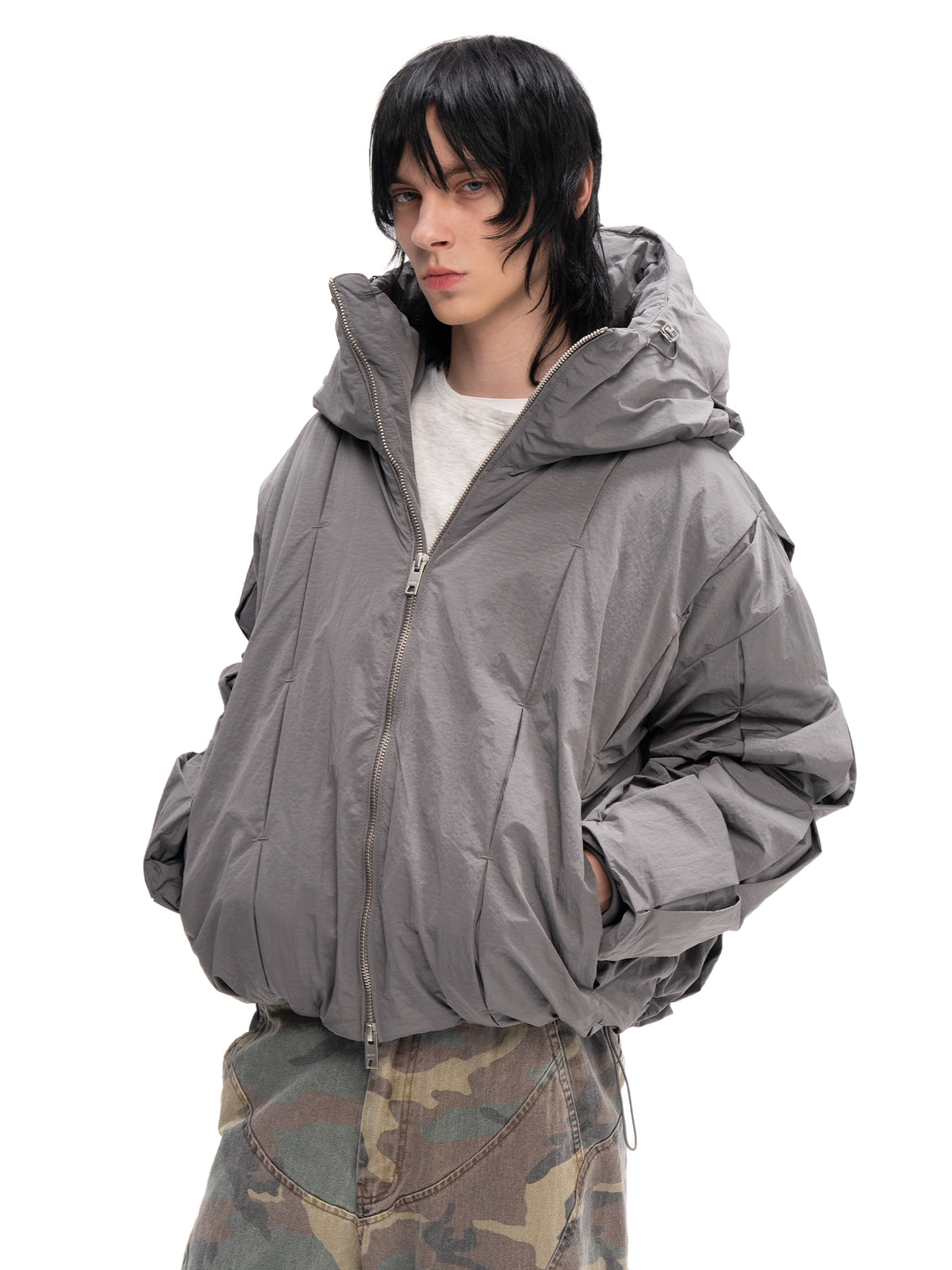 DOWN JACKET VALVE METAL — ABC Archive Brand Clothes, view 3