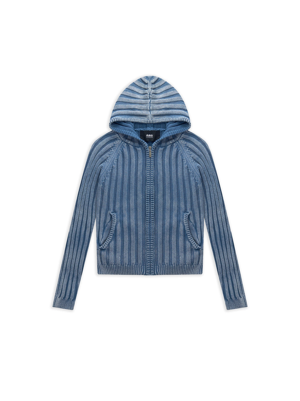ZIP HOODIE SWEATER BLUE — ABC Archive Brand Clothes