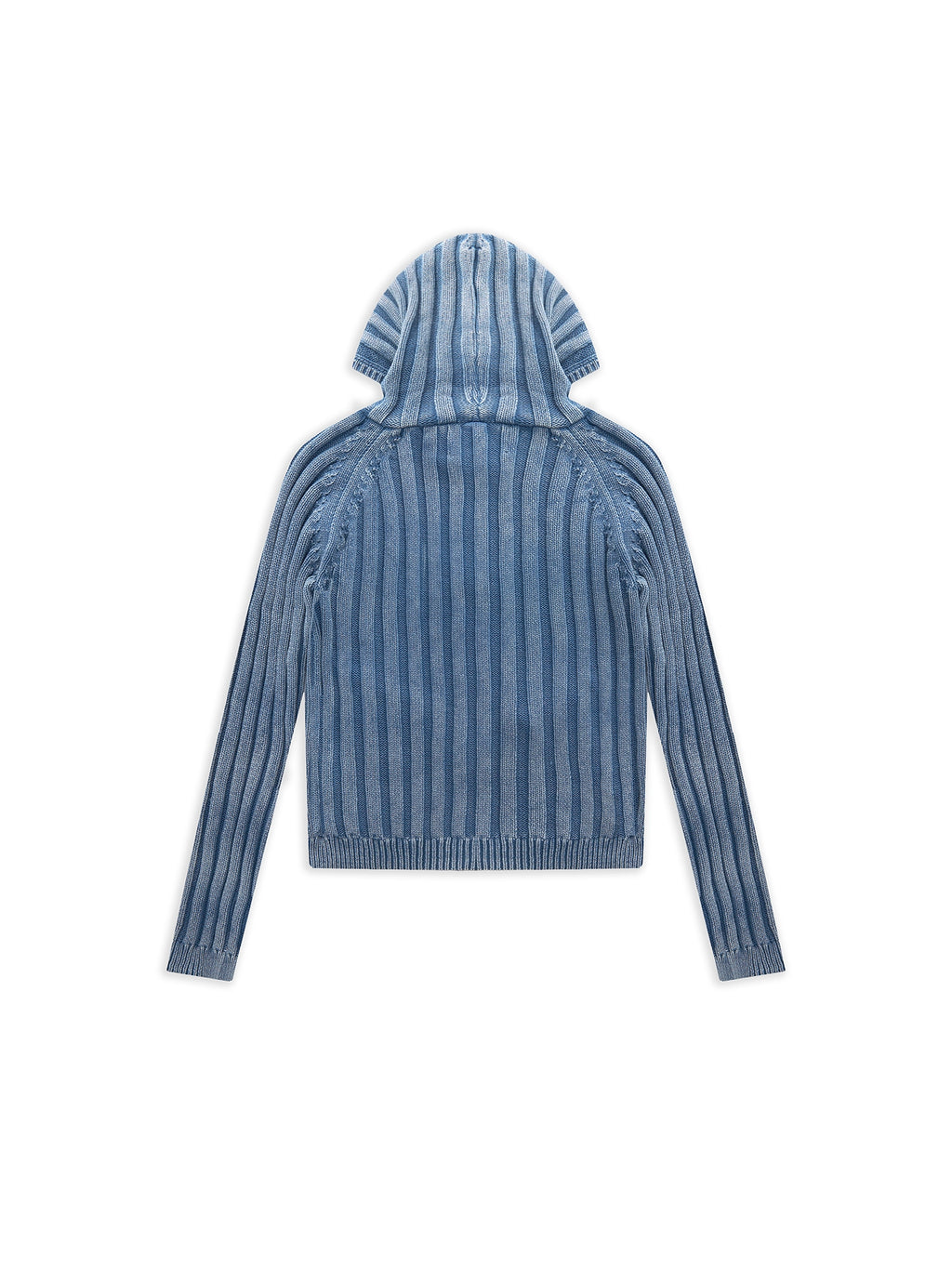 ZIP HOODIE SWEATER BLUE — ABC Archive Brand Clothes, view 14