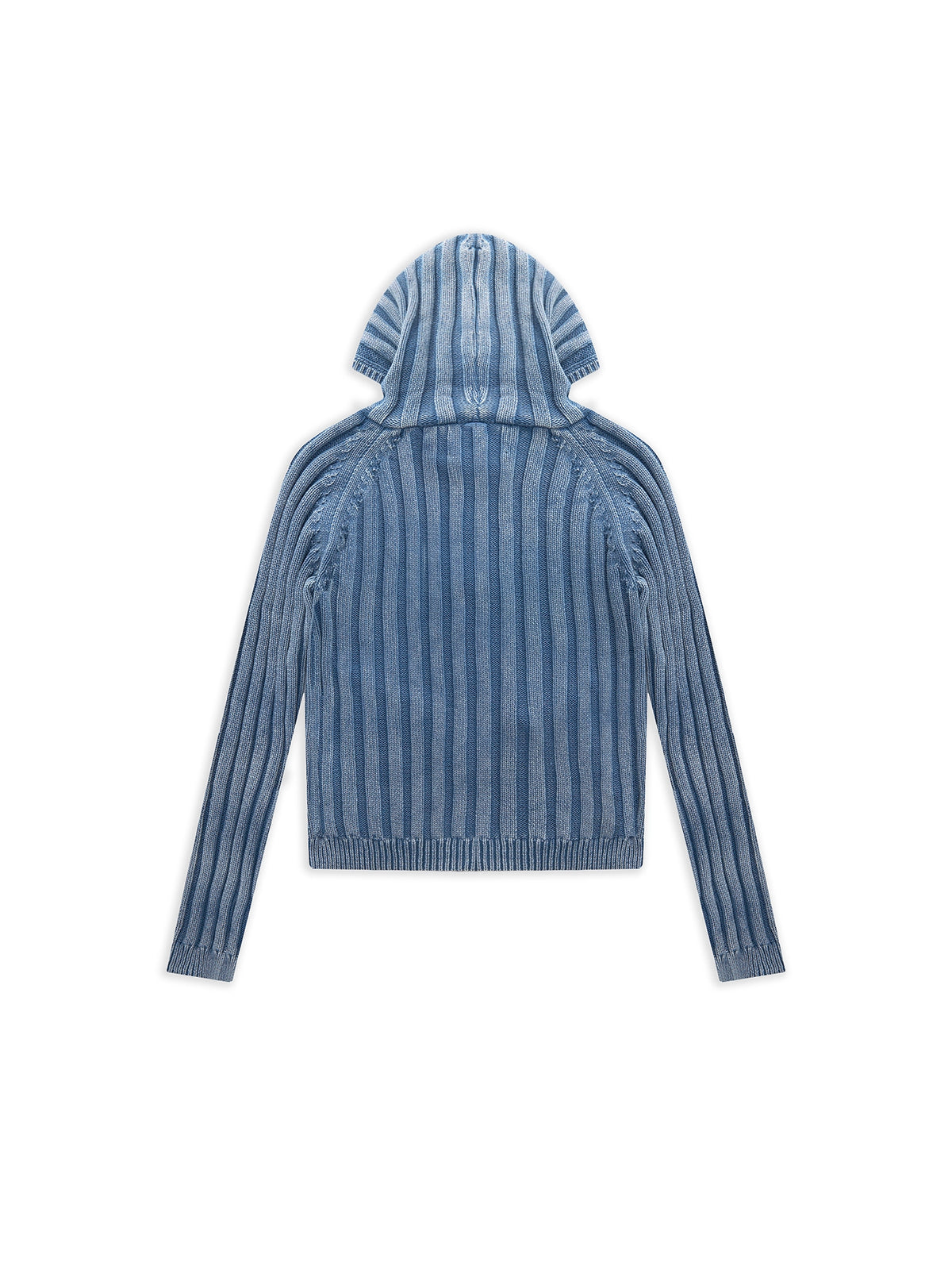 ZIP HOODIE SWEATER BLUE — ABC Archive Brand Clothes, view 14